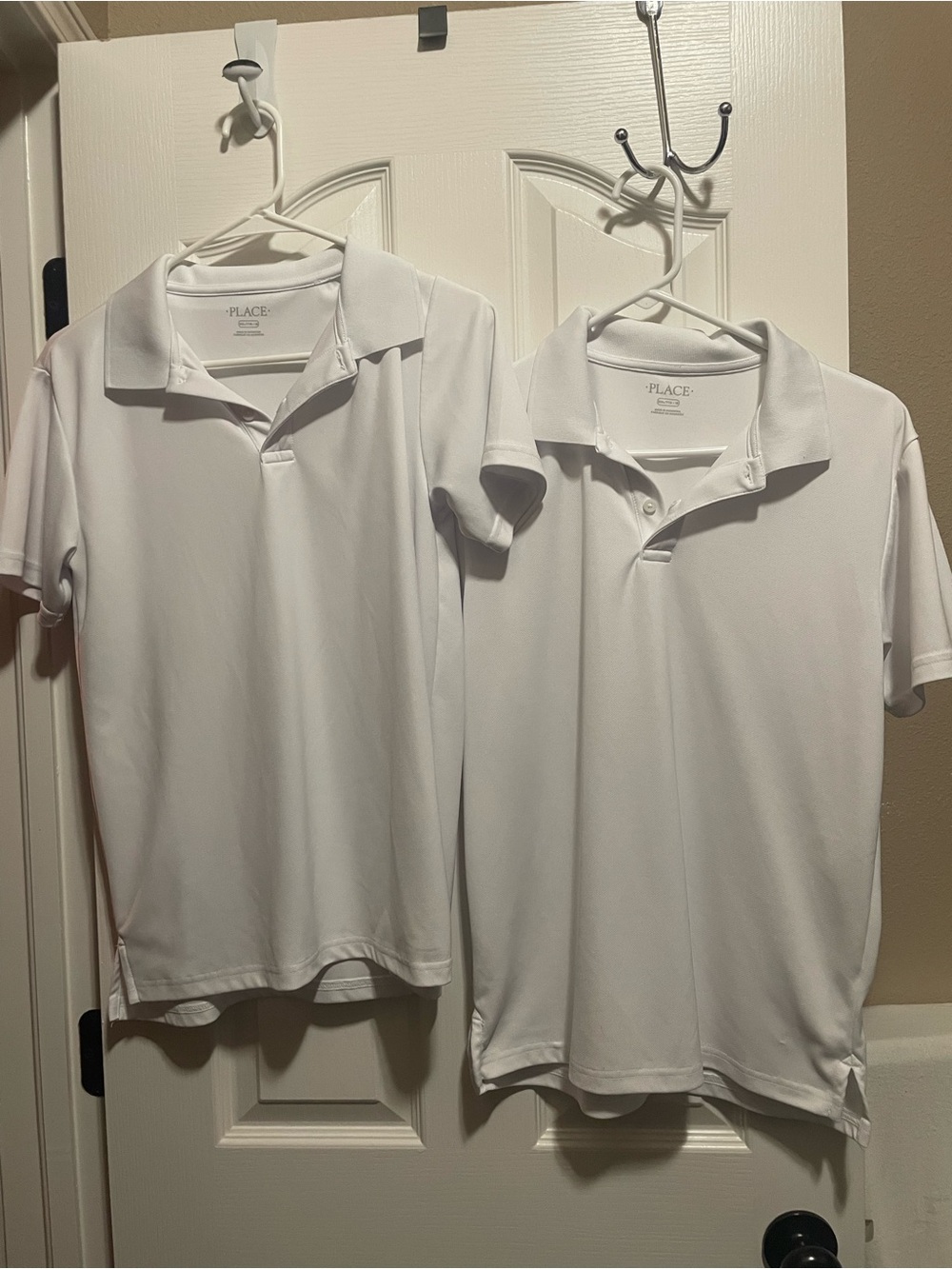Children’s Place White Short-Sleeve Performance Polo Shirt- Boys